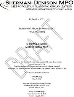 TRANSPORTATION IMPROVEMENT PROGRAM (TIP) SHERMAN DENISON METROPOLITAN AREA - Sherman ...