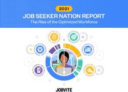 JOB SEEKER NATION REPORT - The Rise of the Optimized Workforce 2021 - TrustRadius