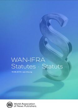 WAN-IFRA Statutes Statuts - 19.06.2019 | wan-ifra.org