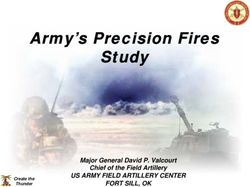 Army's Precision Fires Study - US ARMY FIELD ARTILLERY CENTER Major General David P. Valcourt Chief of the Field Artillery FORT SILL, OK