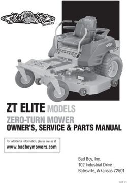 ZT ELITE MODELS ZERO-TURN MOWER OWNER'S, SERVICE & PARTS MANUAL - www.badboymowers.com - Bad Boy Mowers