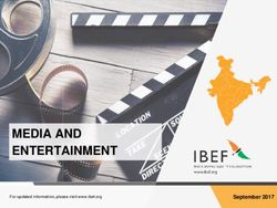 MEDIA AND ENTERTAINMENT - September 2017
