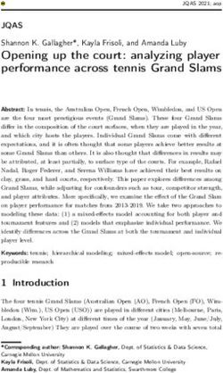 Opening up the court: analyzing player performance across tennis Grand Slams