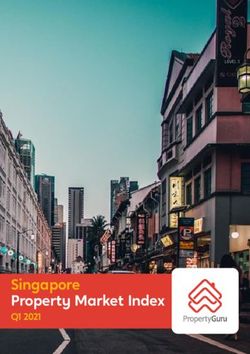 Singapore Property Market Index - Q1 2021