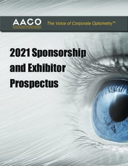 2021 Sponsorship and Exhibitor Prospectus - American Association ...