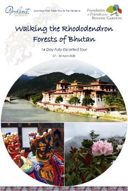 Walking the Rhododendron Forests of Bhutan - 14 Day Fully Escorted Tour - Royal Botanic ...