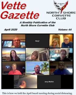 This is how we held the April board meeting during social distancing - north shore corvette club