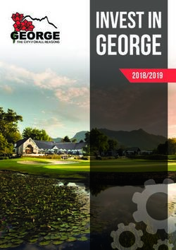 2018/2019 THE CITY FOR ALL REASONS - Invest Western Cape