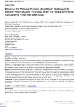DESIGN OF THE MATERNAL WEBSITE EMAEHEALTH THAT SUPPORTS DECISION-MAKING DURING PREGNANCY AND IN THE POSTPARTUM PERIOD: COLLABORATIVE ACTION ...