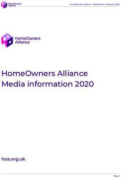HomeOwners Alliance Media information 2020 - hoa.org.uk