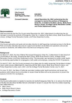 City Manager's Office - City of Menlo Park