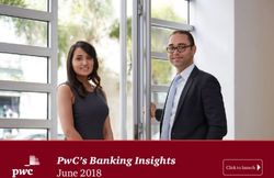PWC'S BANKING INSIGHTS JUNE 2018