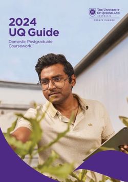 2024 UQ Guide Domestic Postgraduate Coursework - The University of Queensland