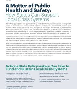 A Matter of Public H ealth and Safety: H ow States Can Support L ocal Crisis Systems - CSG Justice ...