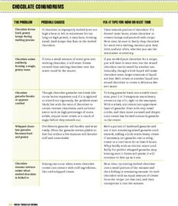 CHOCOLATE CONUNDRUMS THE PROBLEM