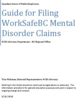 Guide for Filing WorkSafeBC Mental Disorder Claims