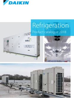 Refrigeration Product catalogue 2018 - Daikin