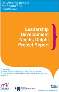 Leadership Development Needs, Delphi Project Report - Prepared by: Amanda Rodney and Professor Laura Serrant-Green, School of Health and ...