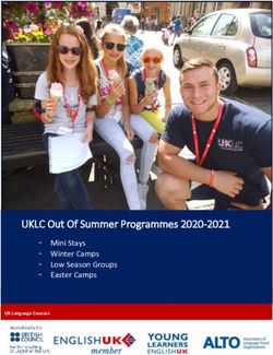 UKLC Out Of Summer Programmes 2020-2021 - MiniStays - Winter Camps - Low Season Groups - Easter Camps