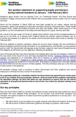 Our position statement on supporting pupils and learners during national lockdown (6 January - mid February 2021)