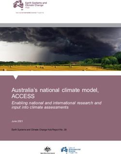 Australia's national climate model, ACCESS Enabling national and international research and input into climate assessments