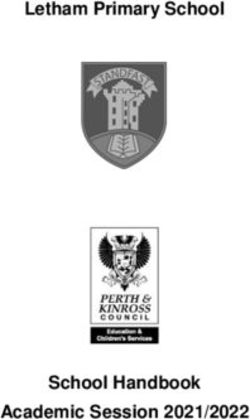 Letham Primary School - School Handbook Academic Session 2021/2022 - Perth and Kinross ...