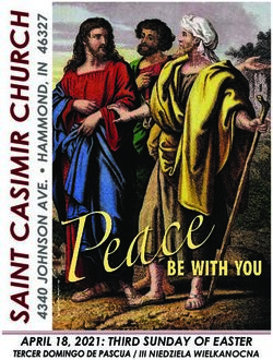 APRIL 18, 2021: THIRD SUNDAY OF EASTER - III NIEDZIELA WIELKANOCNA