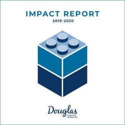 IMPACT REPORT 2019-2020 - Fondation Douglas