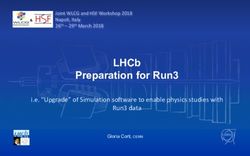 LHCb Preparation for Run3 - i.e. "Upgrade" of Simulation software to enable physics studies with Run3 data - CERN Indico