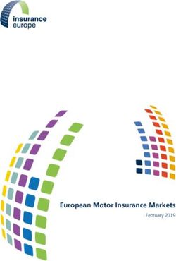 European Motor Insurance Markets - February 2019 - Insurance Europe