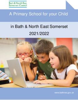 A Primary School for your Child in Bath & North East Somerset 2021/2022 - www.bathnes.gov.uk