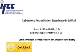 Laboratory Accreditation Experience in LATAM - Latin American Confederation of Clinical Biochemistry - IFCC