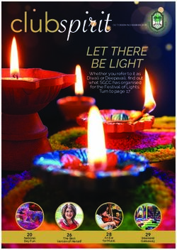 LET THERE BE LIGHT - Serangoon Gardens Country Club