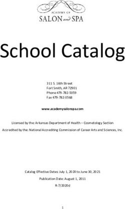 School Catalog - Academy of Salon and Spa