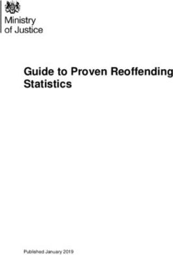 Guide to Proven Reoffending Statistics