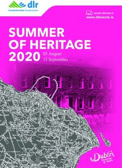 SUMMER OF HERITAGE 2020 03 August - 13 September - Dún Laoghaire-Rathdown ...