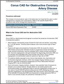 Corus CAD for Obstructive Coronary Artery Disease - eviCore