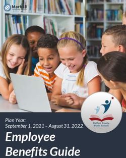 Employee Benefits Guide - Plan Year: September 1, 2021 - August 31, 2022