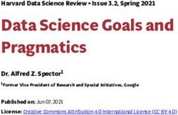 Data Science Goals and Pragmatics - Harvard Data Science ...