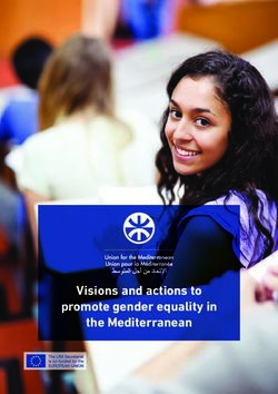 Visions and actions to promote gender equality in the Mediterranean