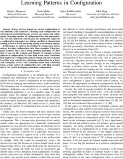 Learning Patterns in Configuration - Microsoft