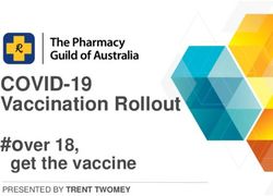 COVID-19 Vaccination Rollout - #over 18, Pharmacy Guild of Australia