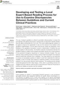 Developing and Testing a Local Expert-Based Reading Process for Use to Examine Discrepancies Between Guidelines and Current Clinical Practices ...