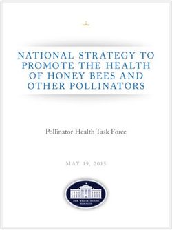 NATIONAL STRATEGY TO PROMOTE THE HEALTH OF HONEY BEES AND OTHER ...