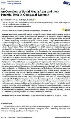 An Overview of Social Media Apps and their Potential Role in Geospatial Research - MDPI