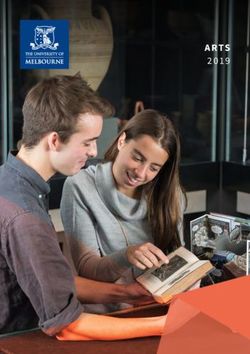 ARTS 2019 - University of Melbourne