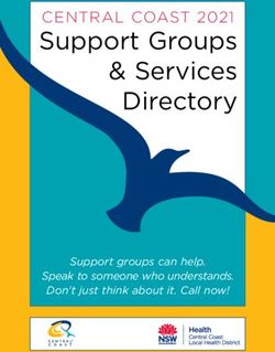 Support Groups & Services Directory - CENTRAL COAST 2021 - Support groups can help.