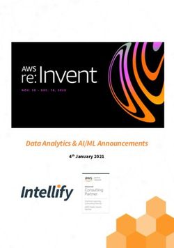 Data Analytics & AI/ML Announcements - 4th January 2021 - re:Invent 2020 Data Analytics and AI/ML announcements - Intellify