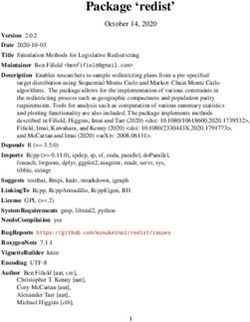 Package 'redist' October 14, 2020 - CRAN