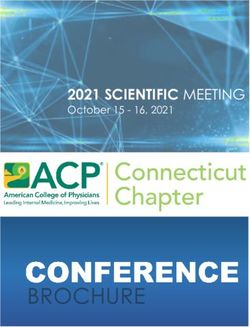 2021 SCIENTIFIC MEETING - October 15 - 16, 2021 - ACP-Connecticut Chapter